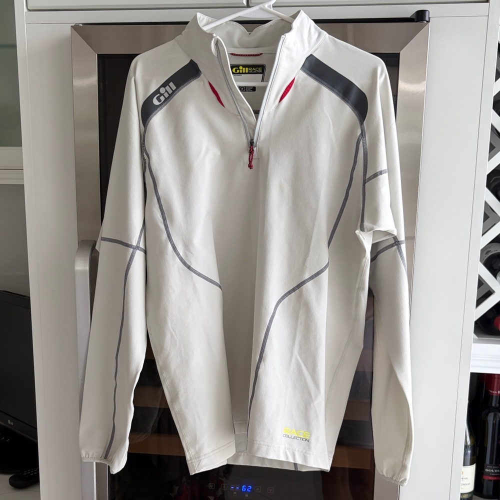 Gill womens or men’s White Performance Quarter-Zip Jacket